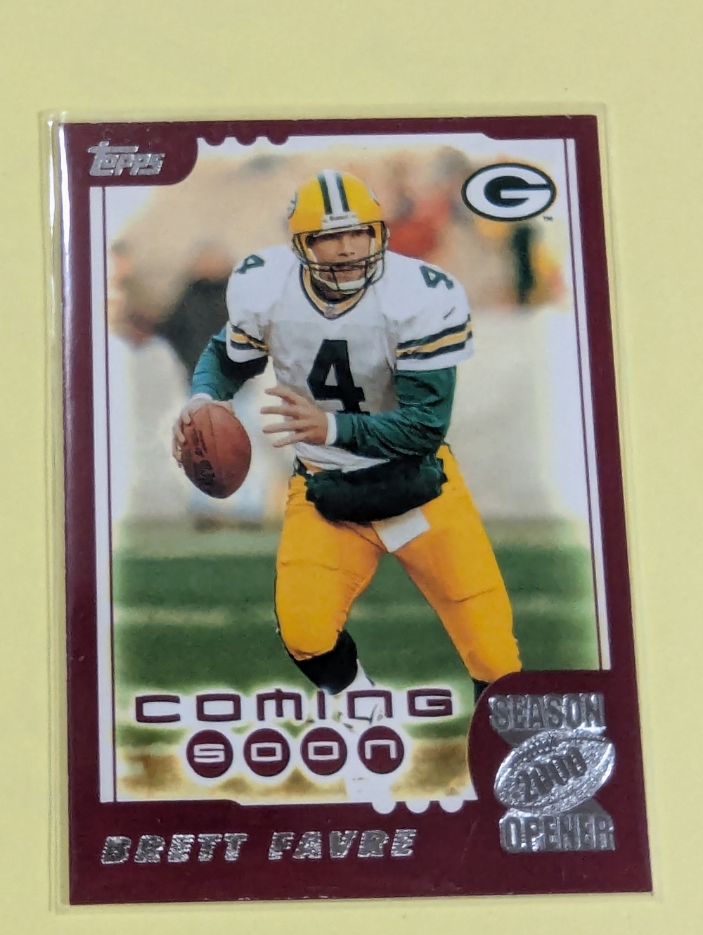Brett Favre (Packers/HOF) - 2000 Topps Season Opener #189